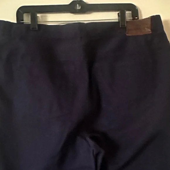 Ralph Lauren Dark Blue capri pants sz 18W - Picture 3 of 3